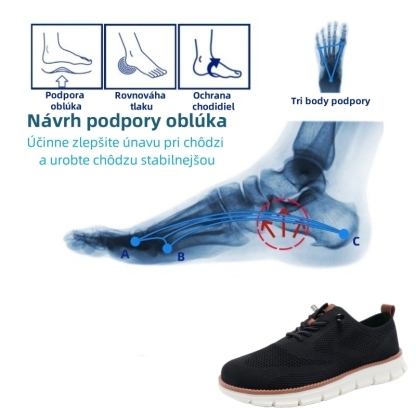 ⏰Dnes zľava 50 %, nenechajte si to ujsť! Ergonomická ortopedická obuv, elegantný britský štýl, priedušná + ručne šitá