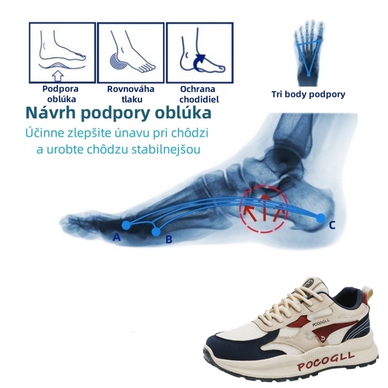 (🔥Posledný deň 50% zľava - nenechajte si to ujsť) Ergonomicky tvarovaná ortopedická obuv - ľahko sa zbavte bolesti nôh👞