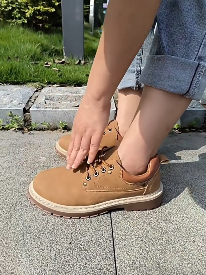 [Por tempo limitado: 50% de desconto e meias de algodão premium grátis] Sapatos Martin estilosos, macios e confortáveis ​​(o suporte do arco facilita a caminhada)