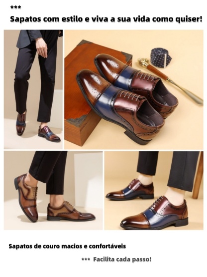 (🔥 50% de desconto hoje - não perca) ⏰marca USERGOING - Sapatos de couro italianos macios e confortáveis (com estilo a cada passo)