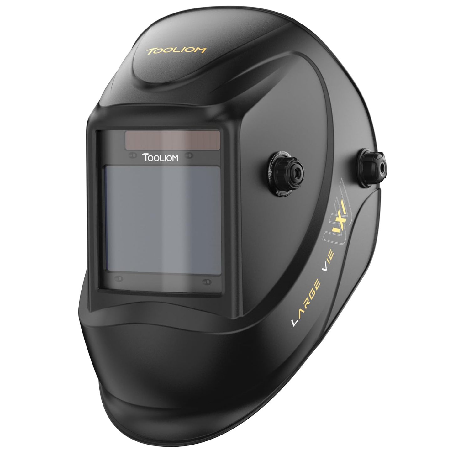 Cască de sudură TOOLIOM, culoare adevărată întunecare automată 1/1/1/1 Vizualizare mare 3,94"x 3,27" Mască pentru sudor cu mod de sudare/șlefuire/tăiere pentru TIG MIG/MAG MMA