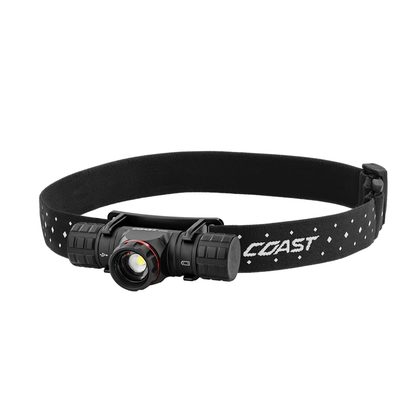 Coast XPH30R 1200 lumen USB-C far reîncărcabil cu putere dublă cu fascicul de focalizare răsucit și bază magnetică