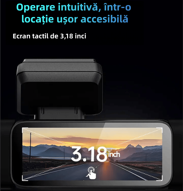 Cameră auto Garmin G980 cu control vocal și inteligență artificială, patru camere, vedere panoramică la 360°, vedere nocturnă 4K Ultra HD și urmărire GPS