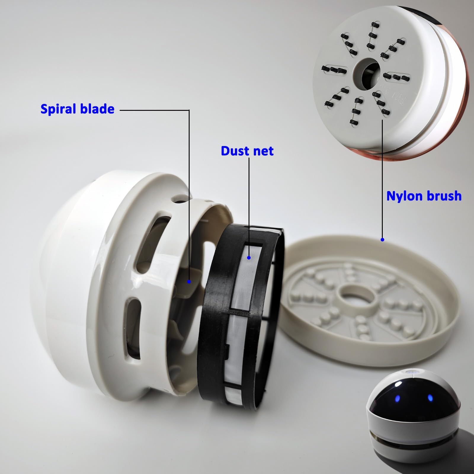 Mini aspirator de birou Aspirator drăguț de birou pentru ridicarea firimiților Radieră firimituri Păr de animale de companie Fulgi Articole minuscule, Aspirator portabil USB mic pentru praf de pe birou Tastatură de masă Pian