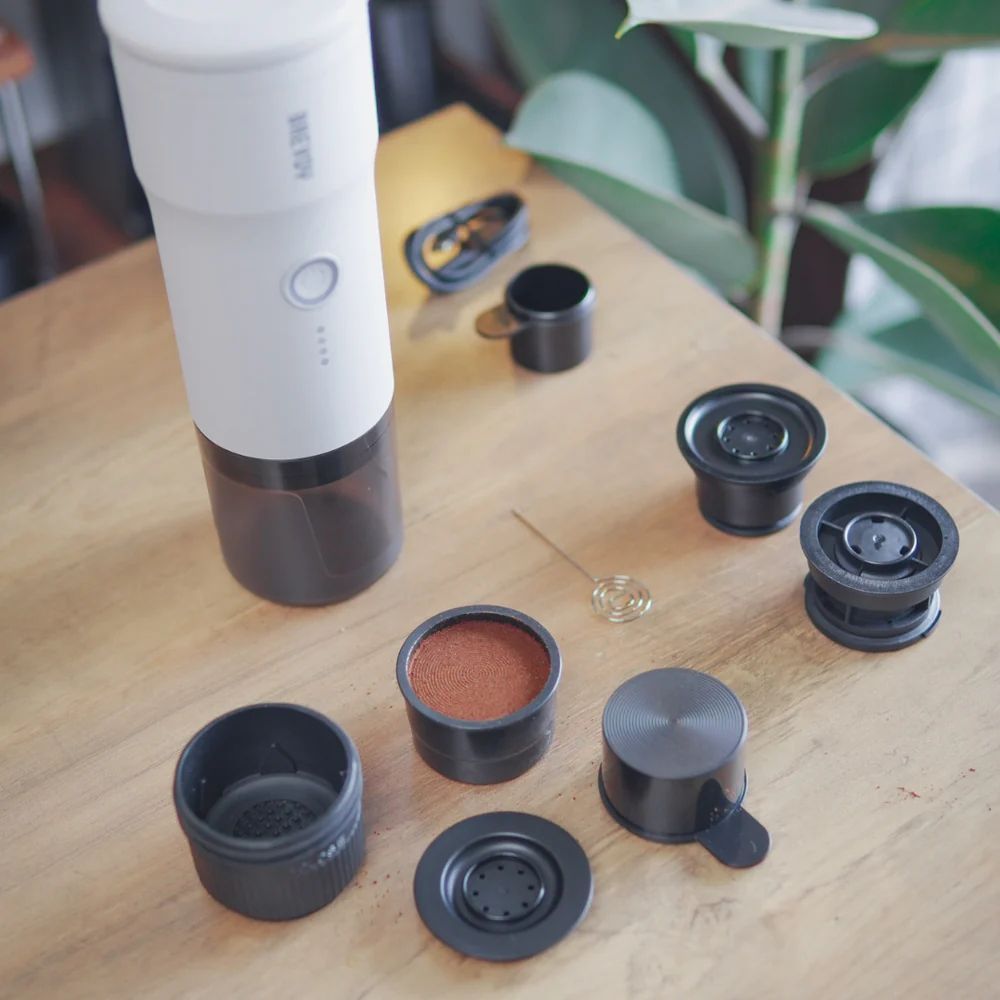 ☕️ Faceți o ceașcă de cafea tare oricând și oriunde! ☕️espressor portabil