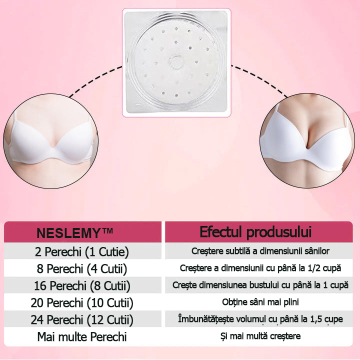 🔥Ultima zi de ofertă - Economisiți 80% acum!🔥NESLEMY™ 2025 Breast Pro - Plasture pentru creșterea volumului🌸