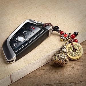 🍀[Cumpărați unul și primiți trei gratuit]! ✨Dragon Teeth Amulet Feng Shui Lucky Breloc, Accesoriu pentru geantă pentru farmecul norocului cu cinci monede Feng Shui Lucky Charm Ciciuc