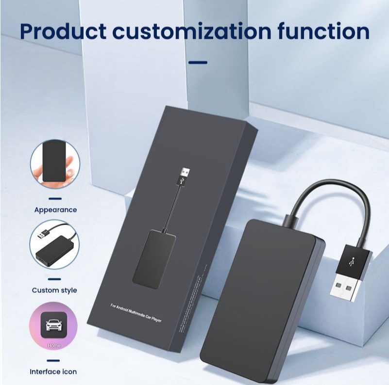 2026 CPLAY2AIR Adapter Wireless CarPlay – Upgrade complet, 8G/128G conexiune wireless, compatibil cu Apple CarPlay și Android Auto