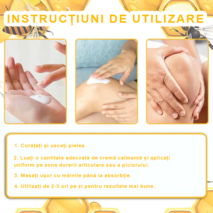 Specializat în afecțiuni ortopedice și dureri articulare 👨⚕️ 𝐹𝐴𝑇𝑂𝑁𝐺™ Cremă pentru artrită cu venin de albine și curcuma🧴🧴