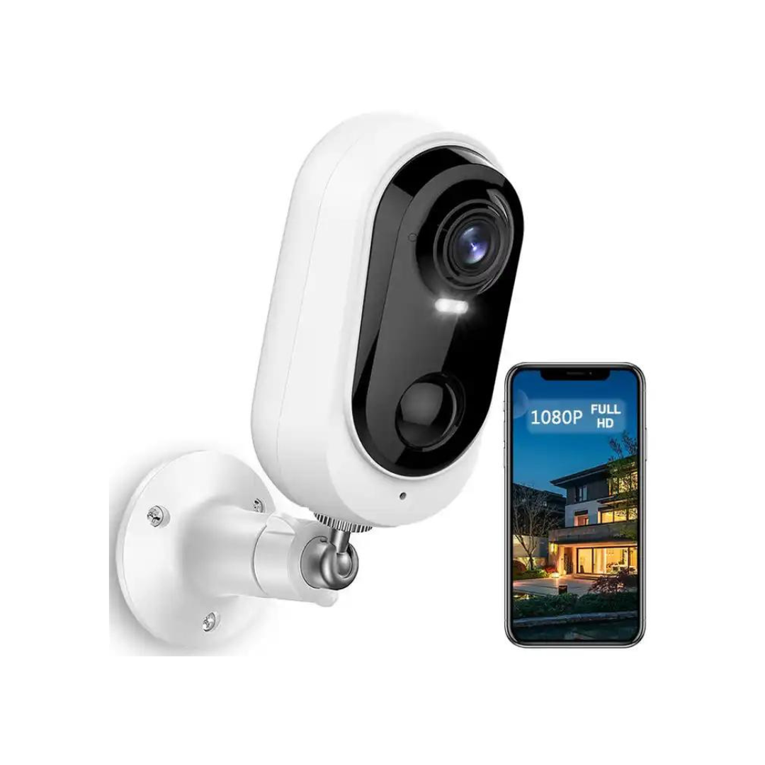 Camera de Supraveghere cu Panou Solar WIFI. 4 MP WISTINO. Detectare miscare. Vedere Nocturna. Rezistenta la Apa