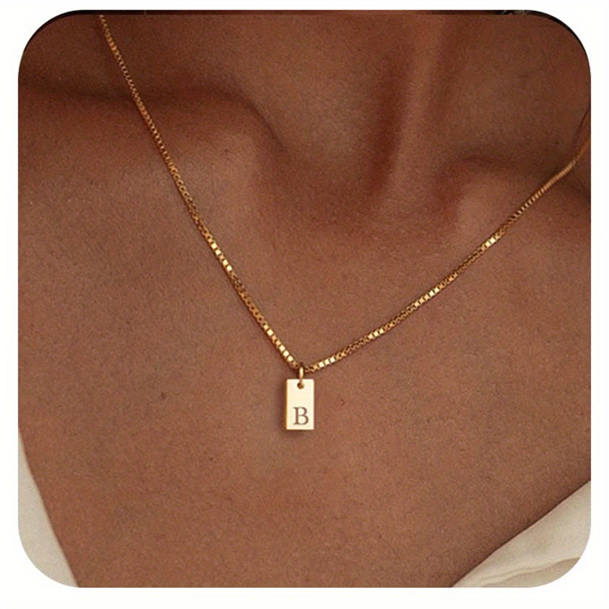 🎁 50% sleva na všechny produkty !🌟Náhrdelník s anglickými iniciálami Náhrdelník ze 14K zlata💫