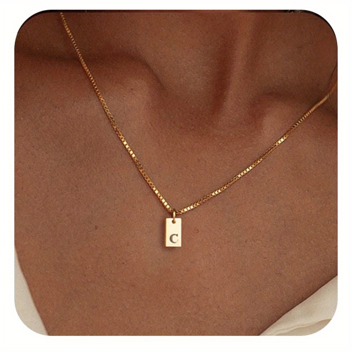 🎁 50% sleva na všechny produkty !🌟Náhrdelník s anglickými iniciálami Náhrdelník ze 14K zlata💫