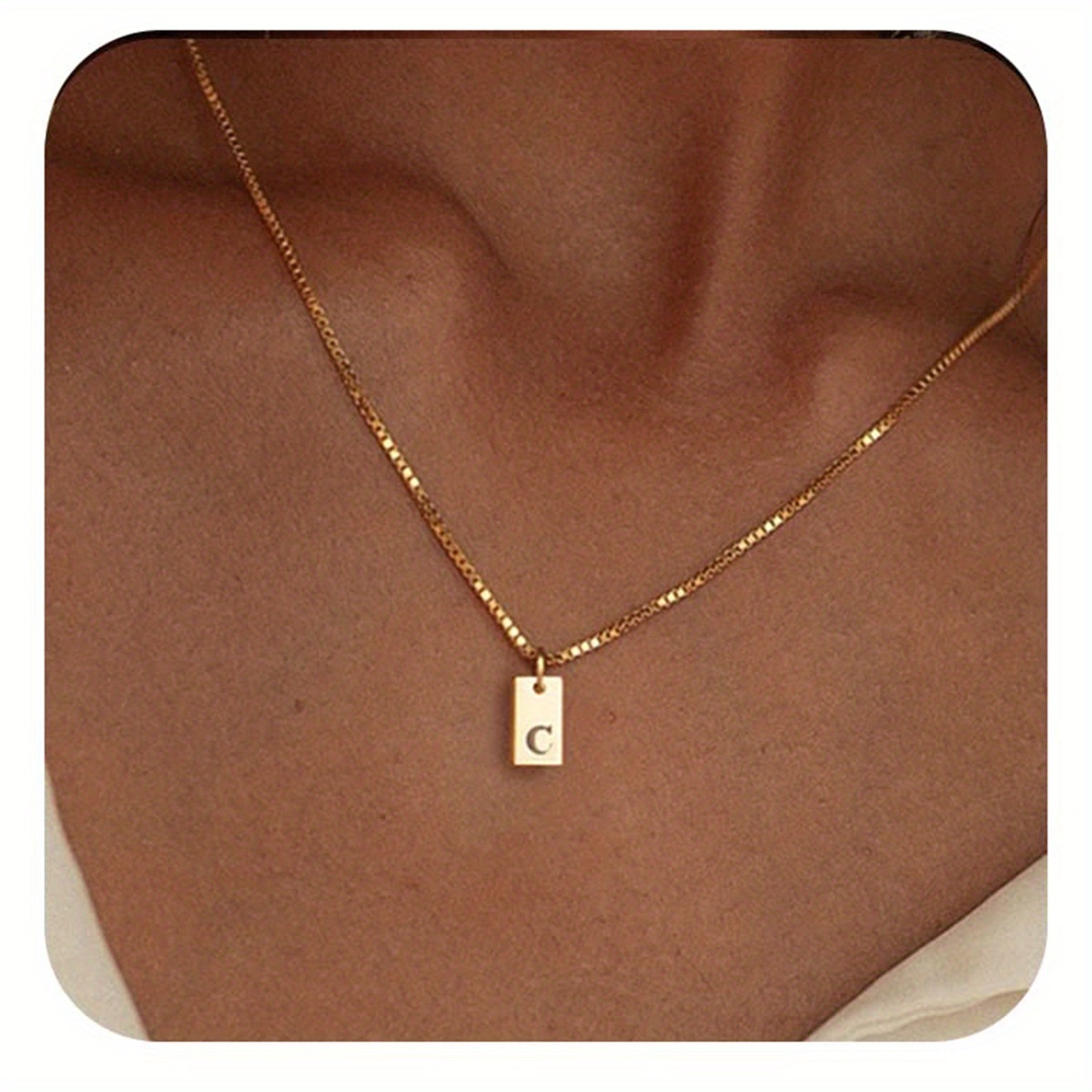 🎁 50% sleva na všechny produkty !🌟Náhrdelník s anglickými iniciálami Náhrdelník ze 14K zlata💫