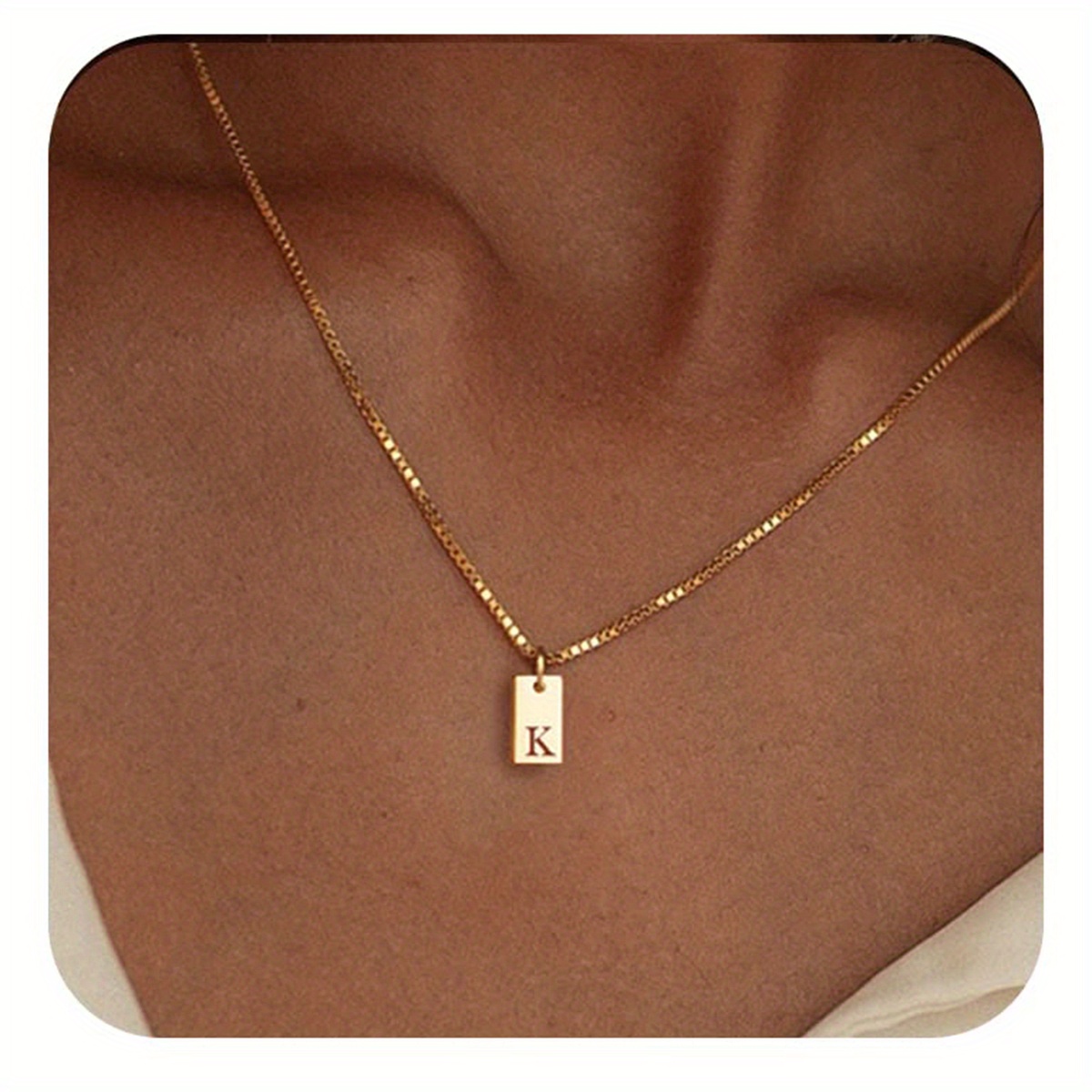 🎁 50% sleva na všechny produkty !🌟Náhrdelník s anglickými iniciálami Náhrdelník ze 14K zlata💫