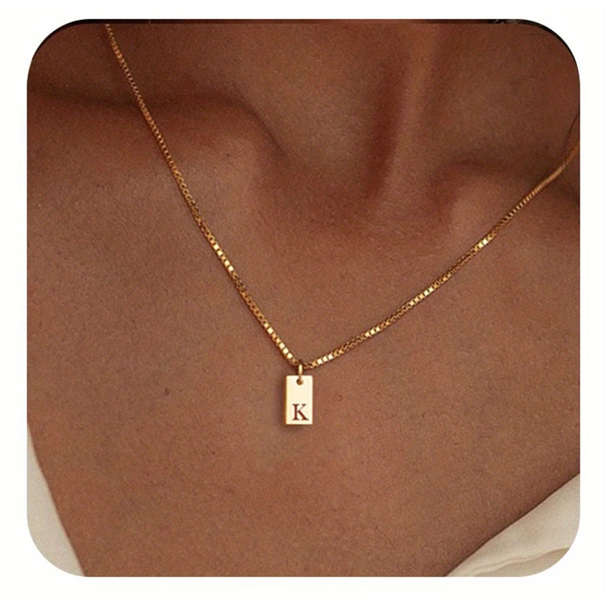 🎁 50% sleva na všechny produkty !🌟Náhrdelník s anglickými iniciálami Náhrdelník ze 14K zlata💫