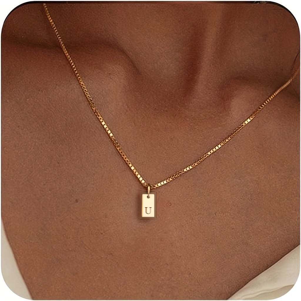 🎁 50% sleva na všechny produkty !🌟Náhrdelník s anglickými iniciálami Náhrdelník ze 14K zlata💫