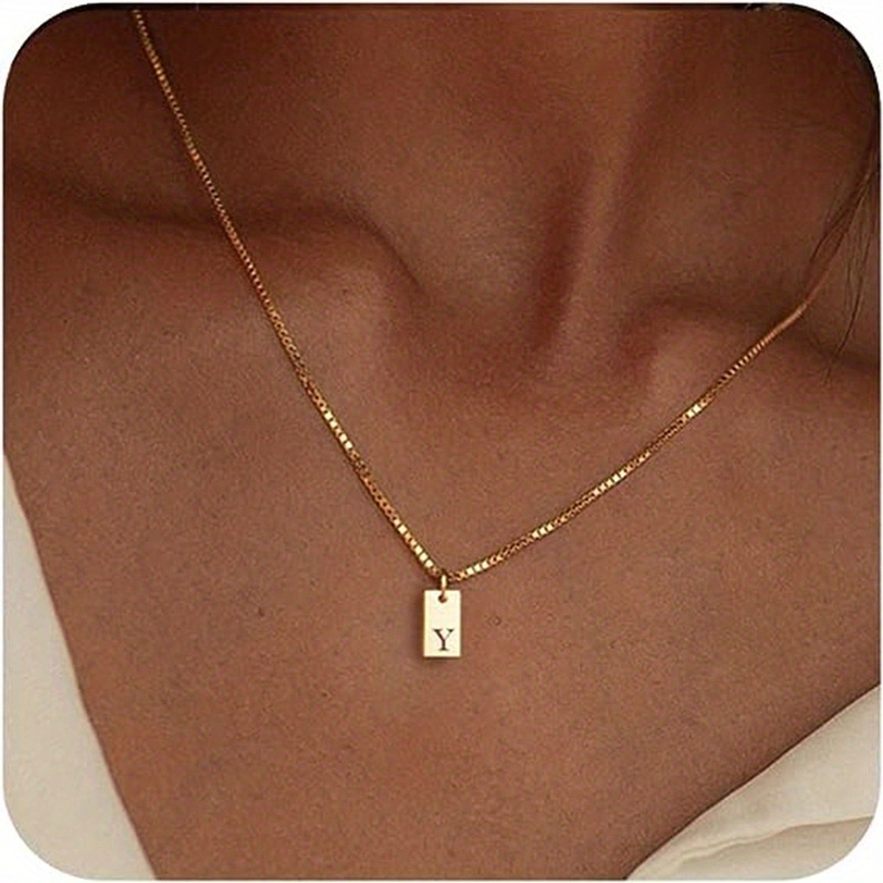 🎁 50% sleva na všechny produkty !🌟Náhrdelník s anglickými iniciálami Náhrdelník ze 14K zlata💫