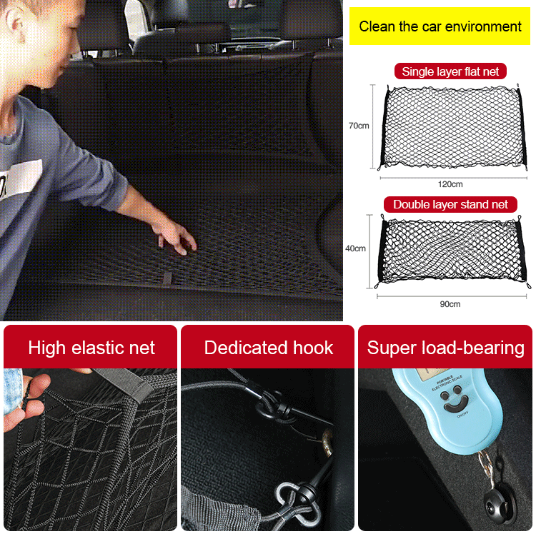 Universal Car Trunk Storage Net Bag