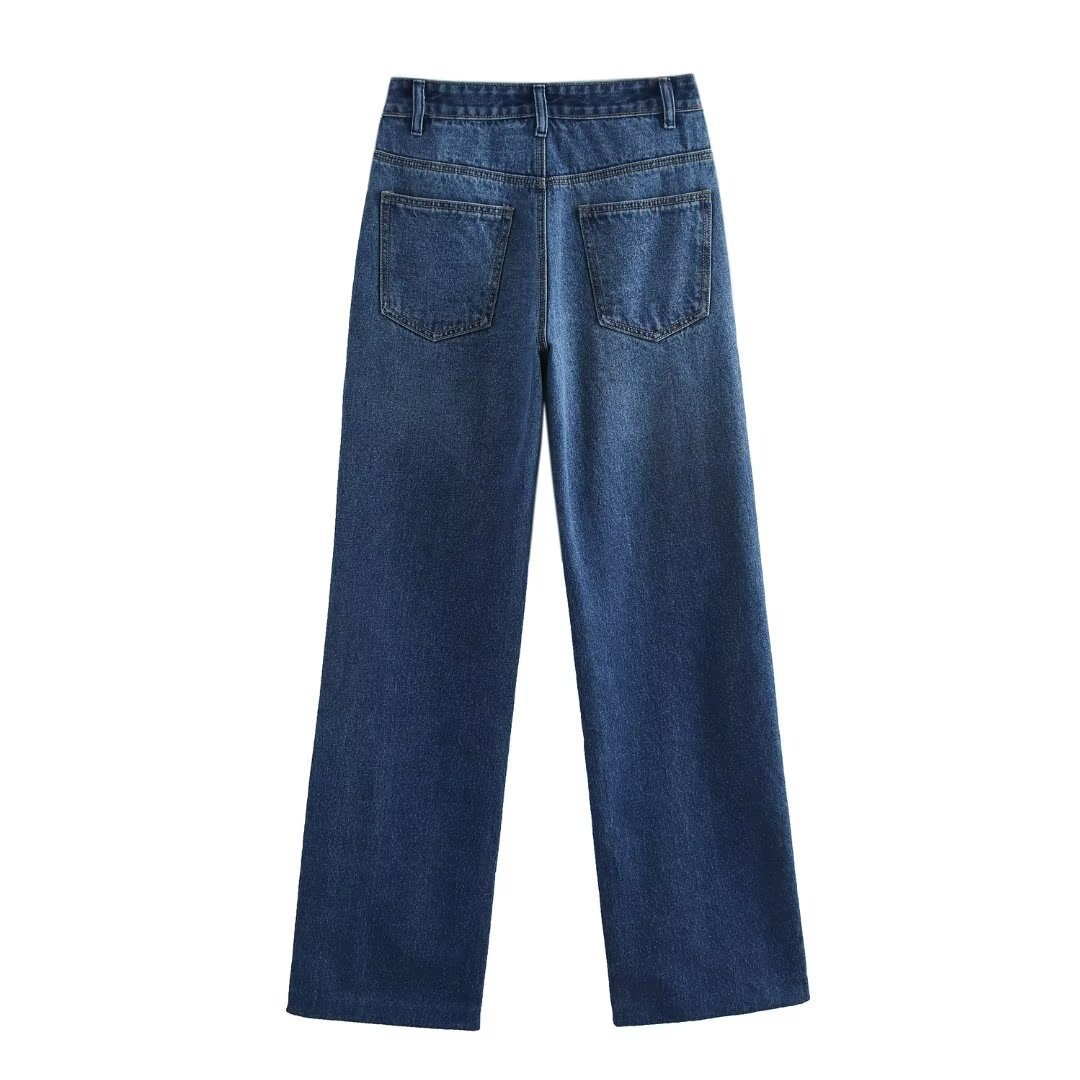 Women's casual slant pocket jeans