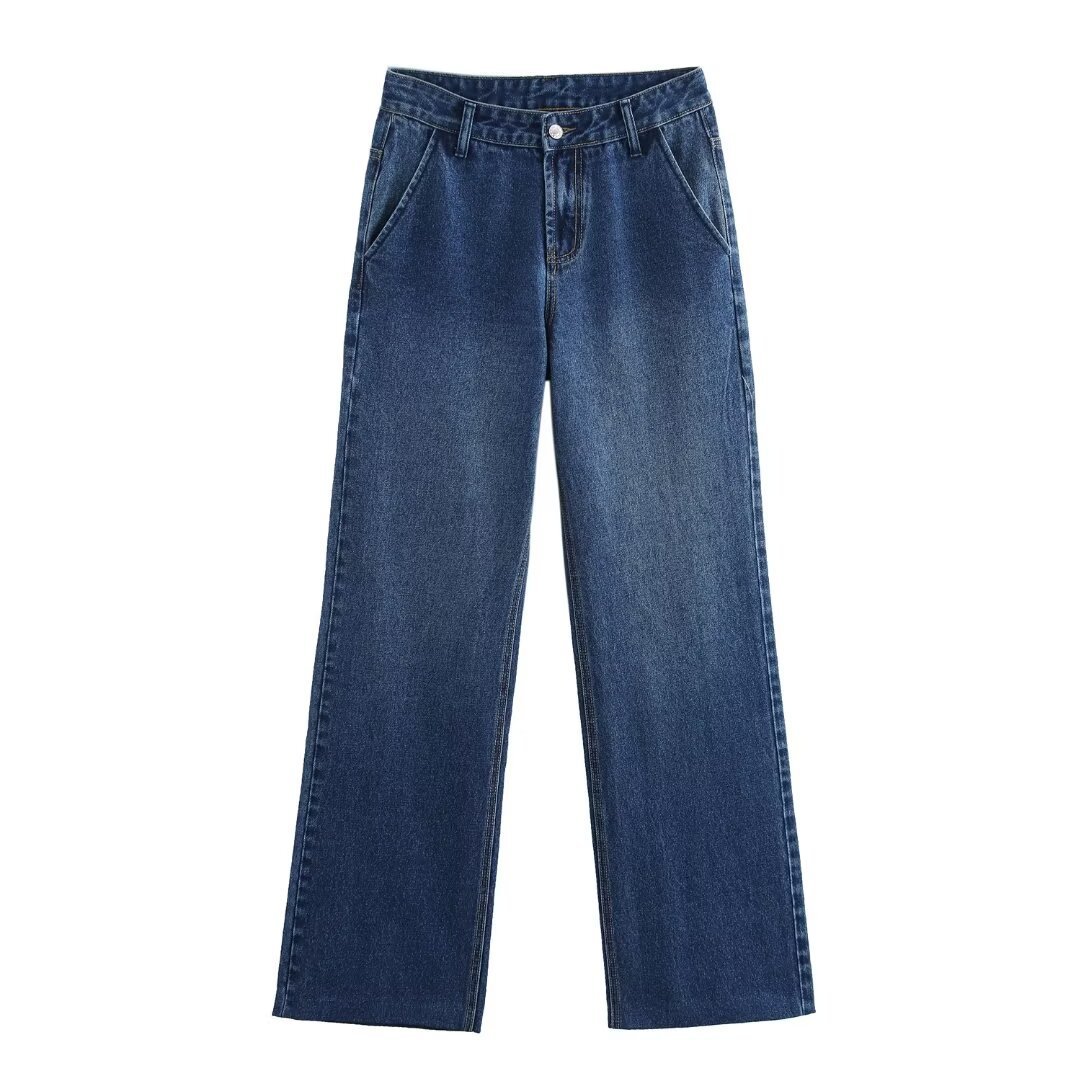 Women's casual slant pocket jeans