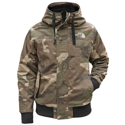 Men's Winter Jacket with Lining Hooded Parka