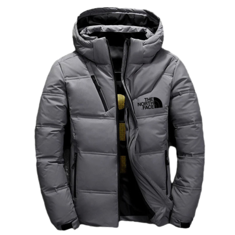 The Nokhjgrth Face-Vanguard Slate Hooded Jacket