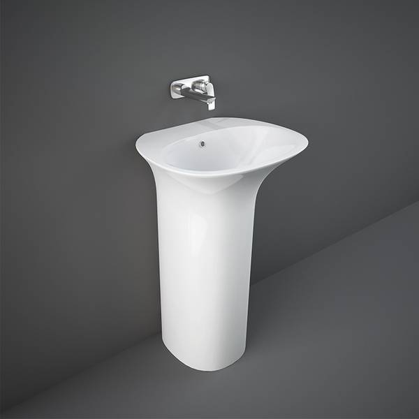 RAK Sensation Free Standing Wash Basin - No Tap Hole 550x460mm