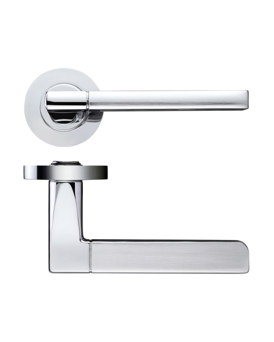 Venice Lever - Screw On Rose - Dual finish