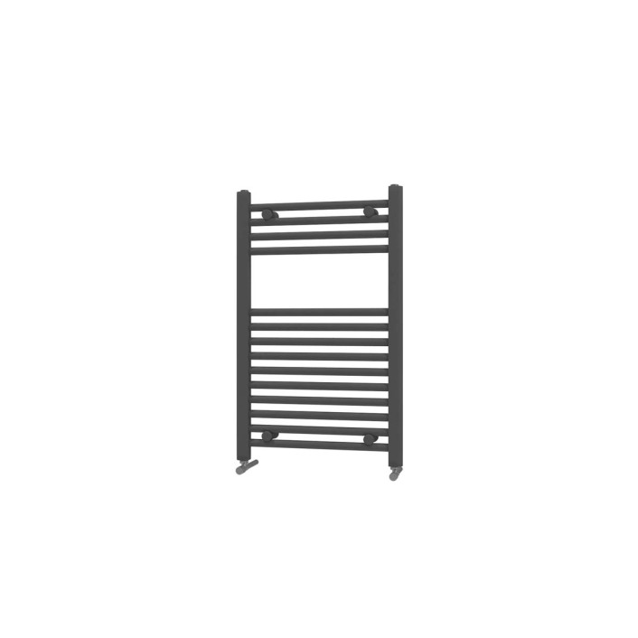Scudo Ember 22mm Straight Towel Rail, Anthracite — 400 x 800mm