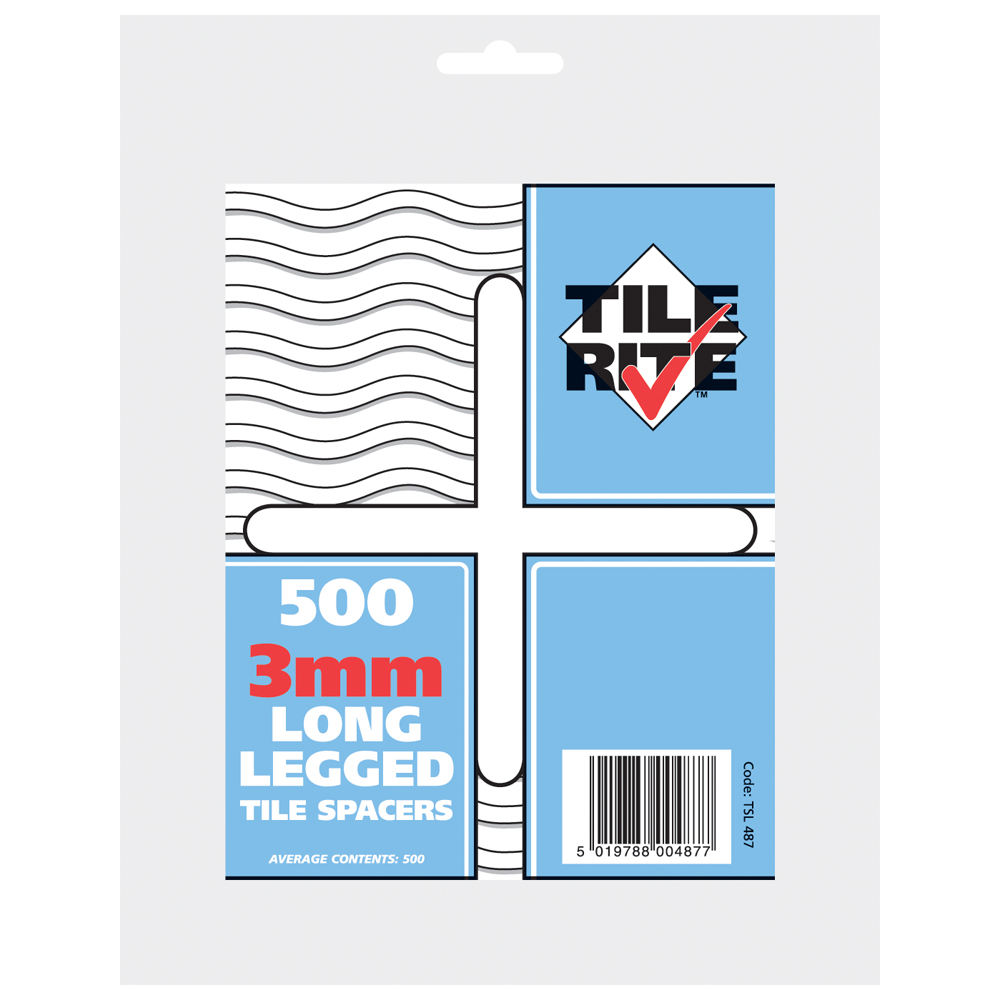 3mm Long Leg Tile Spacer 500 pcs