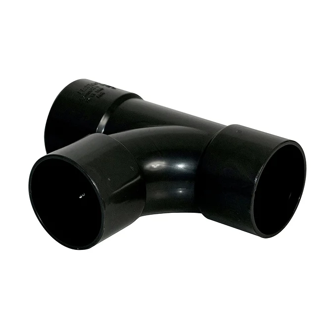 50mm Solvent Tee Black