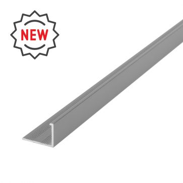 10mm L Shape Textured Light Grey