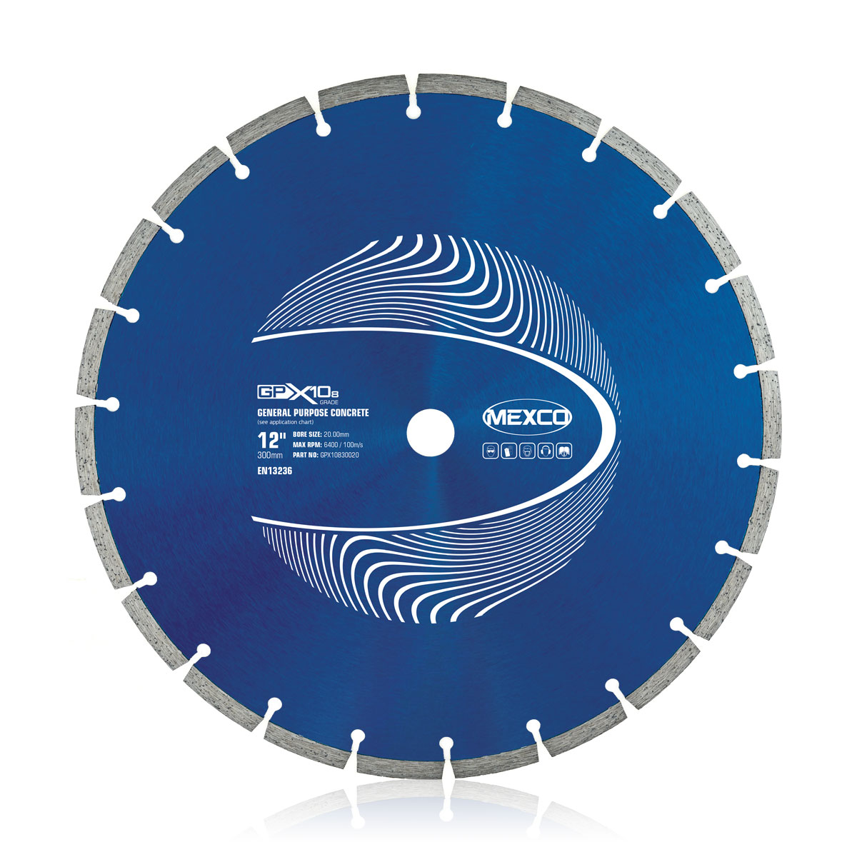 Mexco GP Concrete 8mm Diamond Blade 300mm