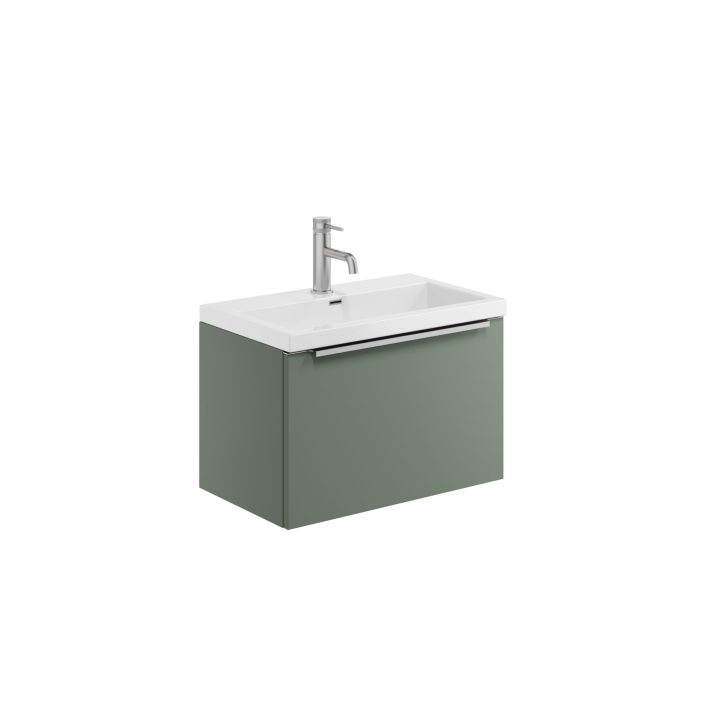 Scudo Muro Plus Wall Hung Vanity Unit, Reed Green — 600mm