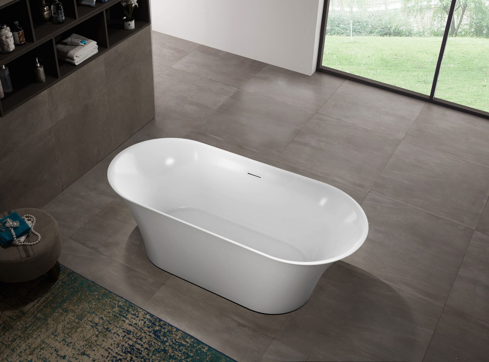 Athena Double Ended 1700x800x600 White