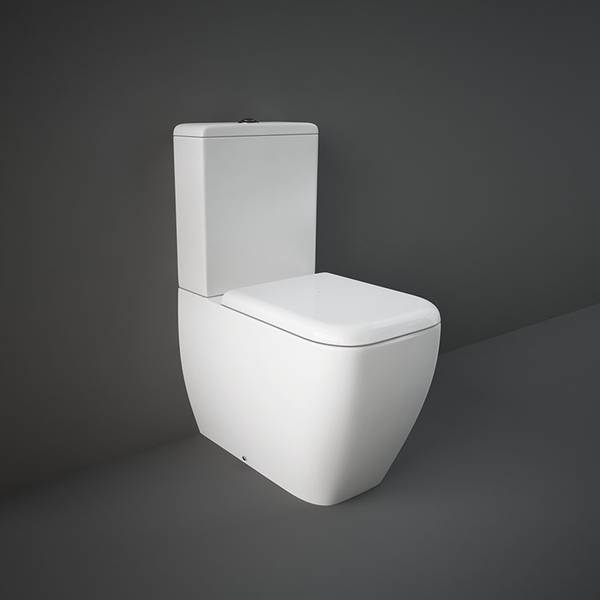 RAK-Metropolitan Close Coupled Fully Back to Wall Rimless Pan & Cistern
