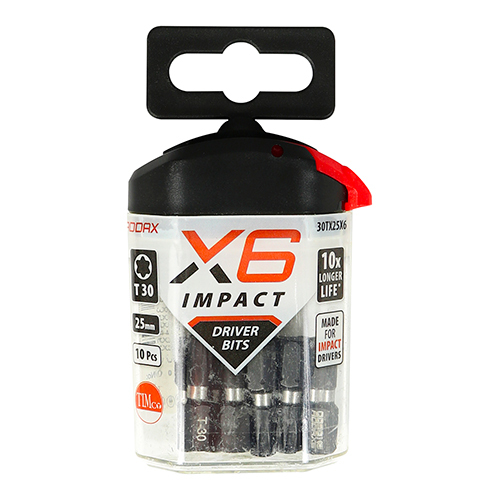 TX30 x 25 X6 Impact TX Drive Driver Bit