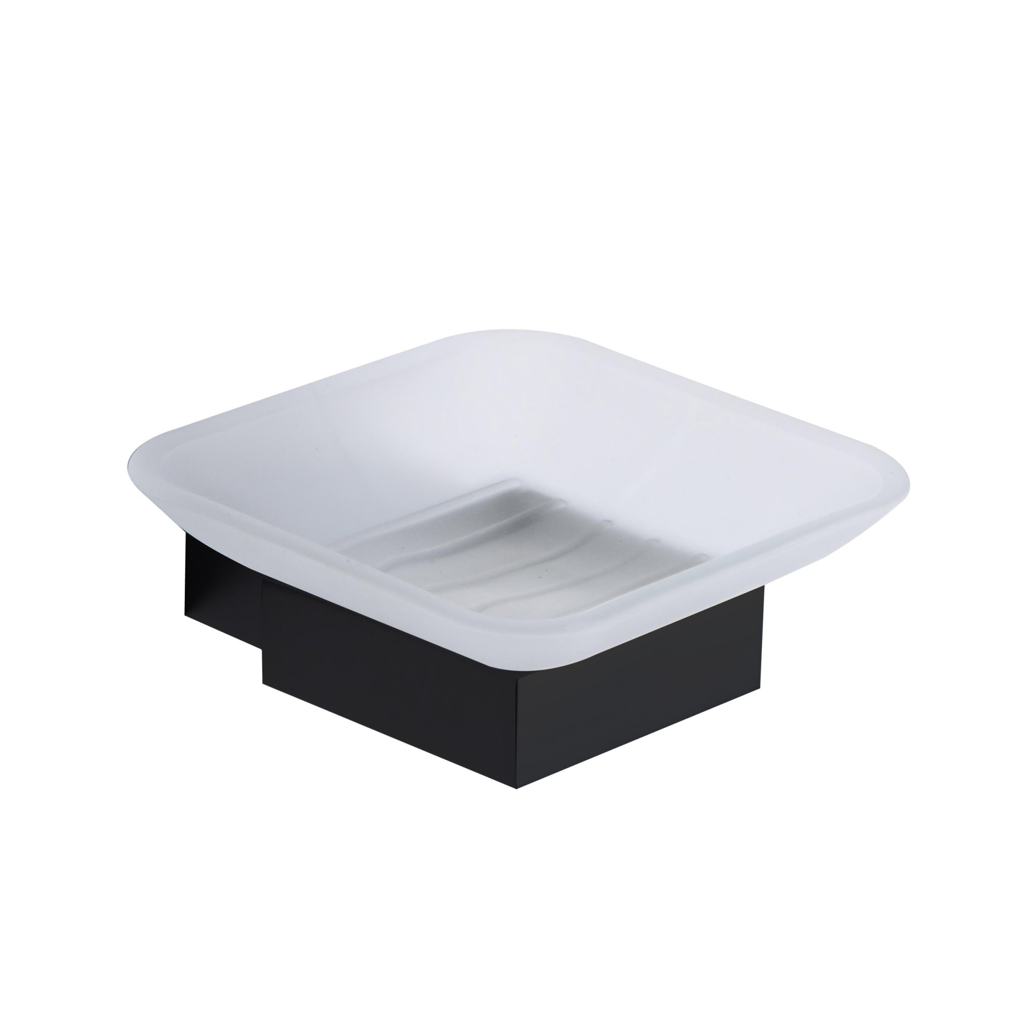 Mono Soap Dish Holder Matt Black