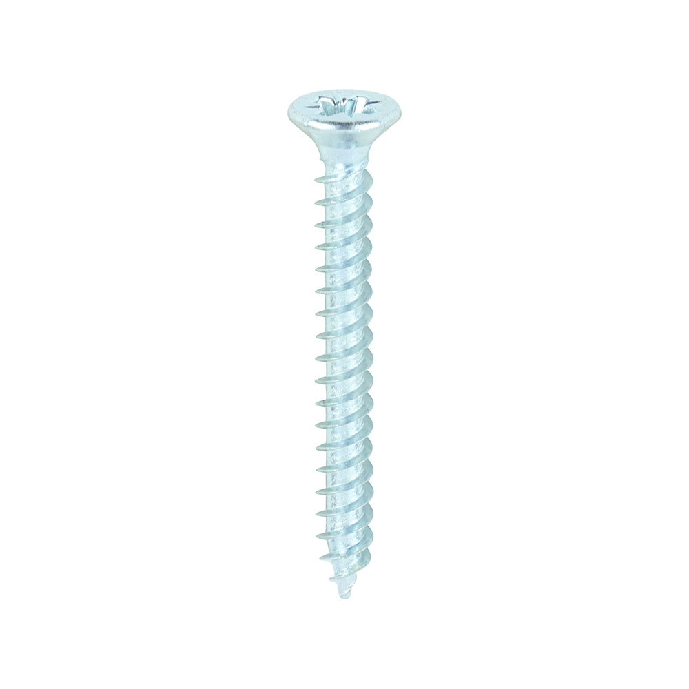 4 x 1 Twin Woodscrew PZ1 CSK Zinc