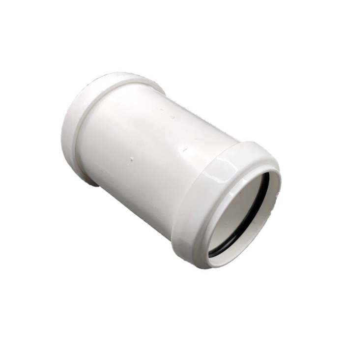 Floplast 40mm Straight Coupling Push-Fit White (WP08W)
