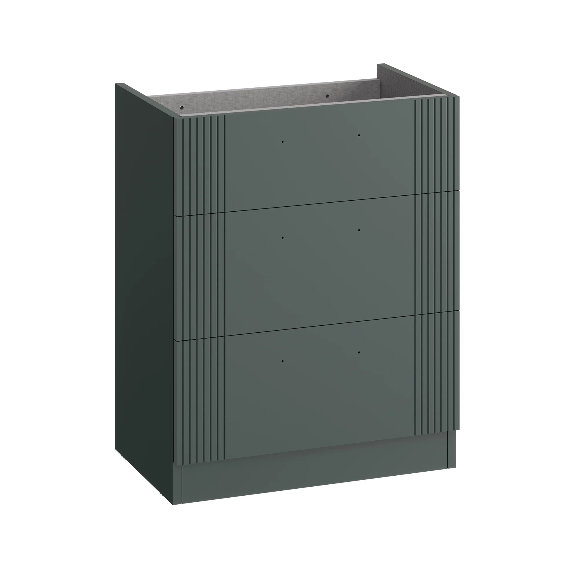 Fabrica 50cm Floor Standing Unit - Dark Emerald