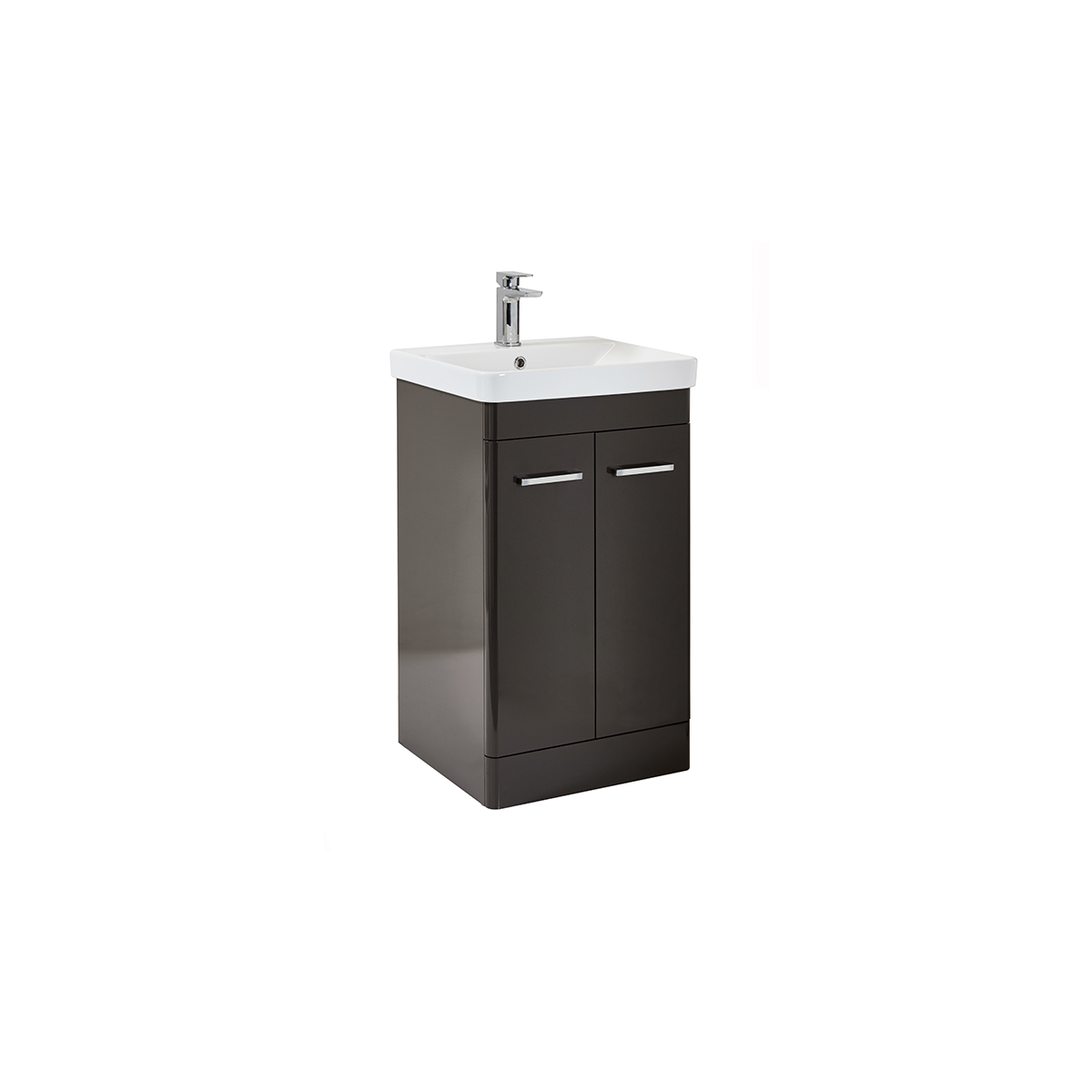 Rossini 500 Vanity Unit And Basin - Wolf Grey