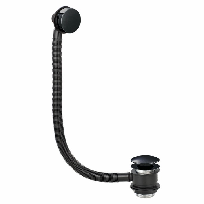 Scudo Purelle Bath Pop-Up Waste with Overflow, Black