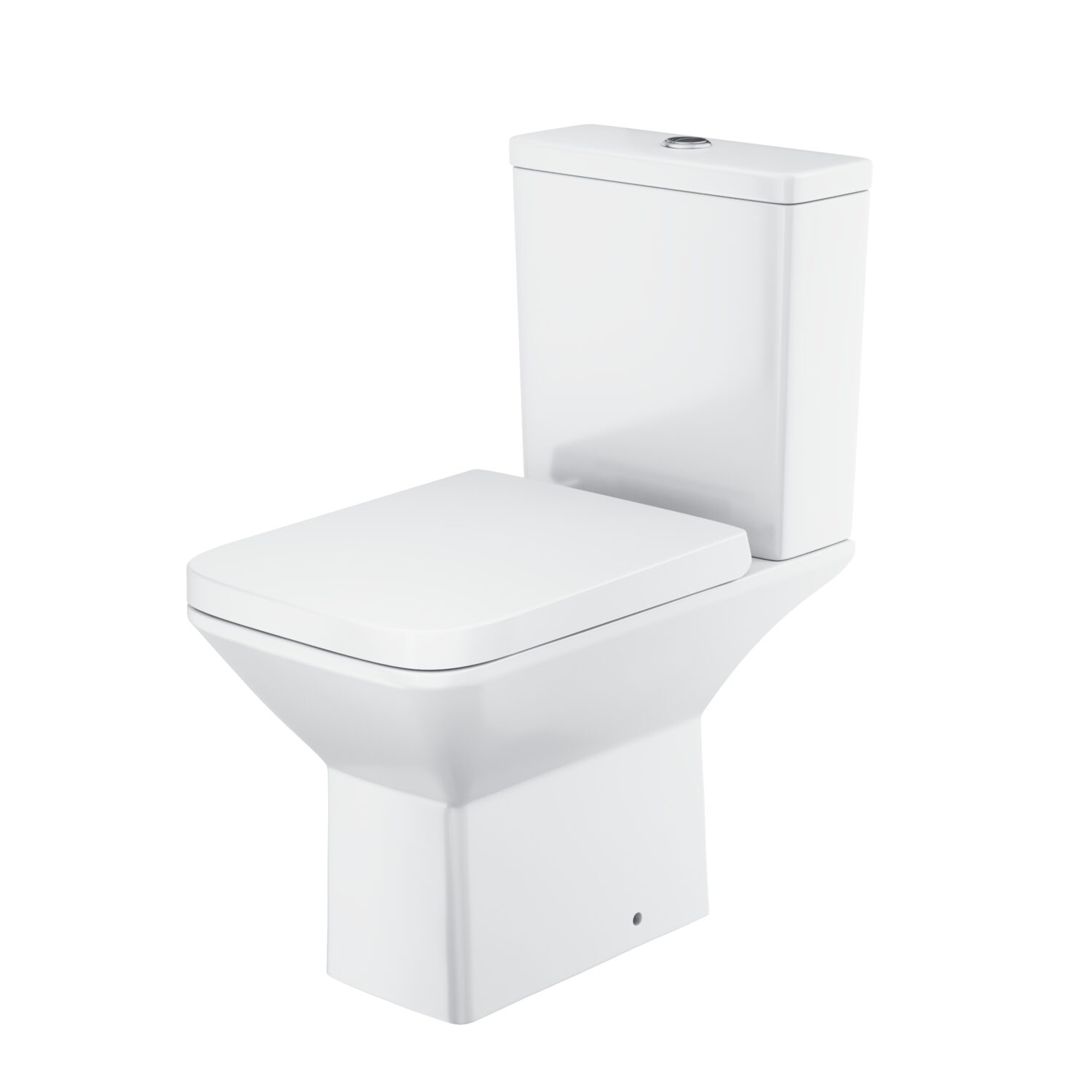 Puriti Rimless Open Back Pan Including Cistern & Soft Close Seat