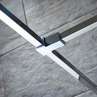 Scudo S8 Wetroom Joining Piece, Chrome