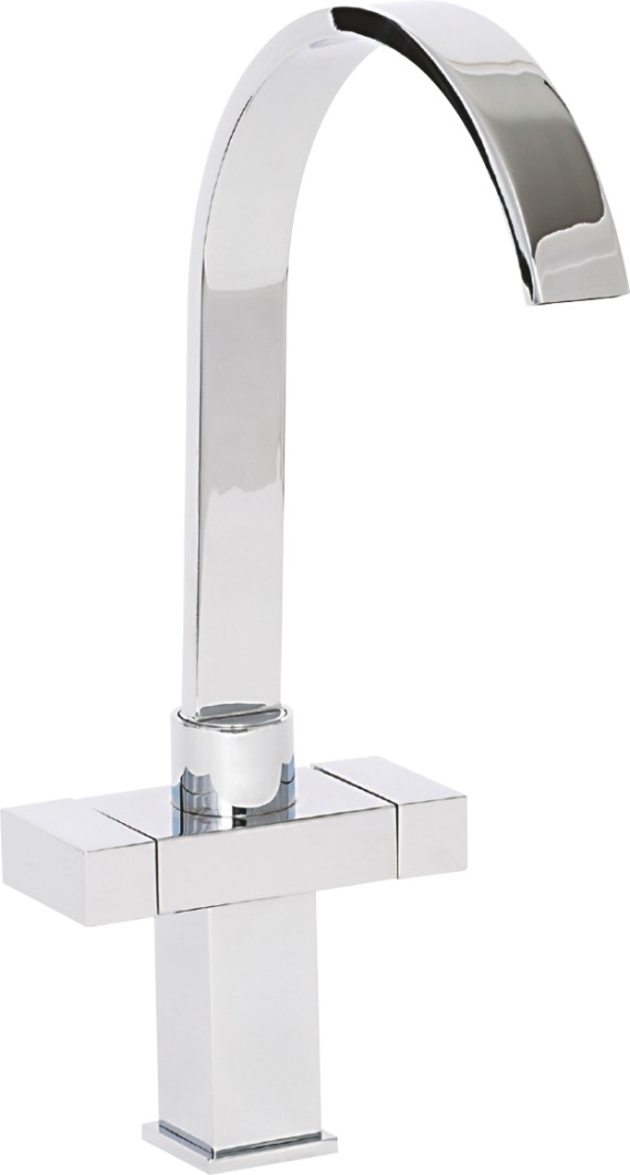 Arran  Twin  Lever  Cruicform Kitchen  Sink  Mixer