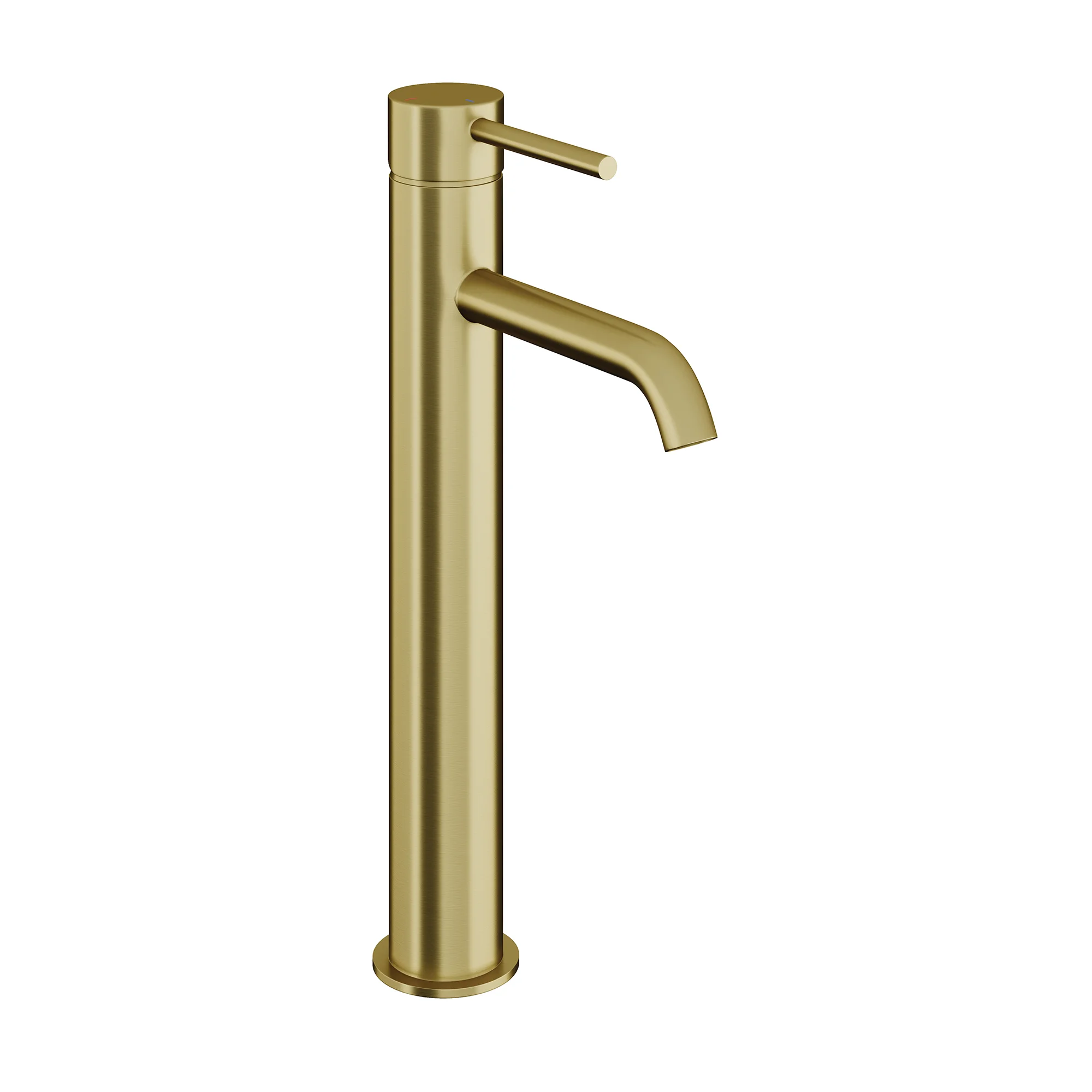 Novum Atlas Tall Mono Mixer Brushed Brass