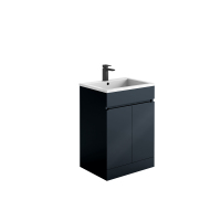 Scudo Lili Vanity Unit, Anthracite — 600mm