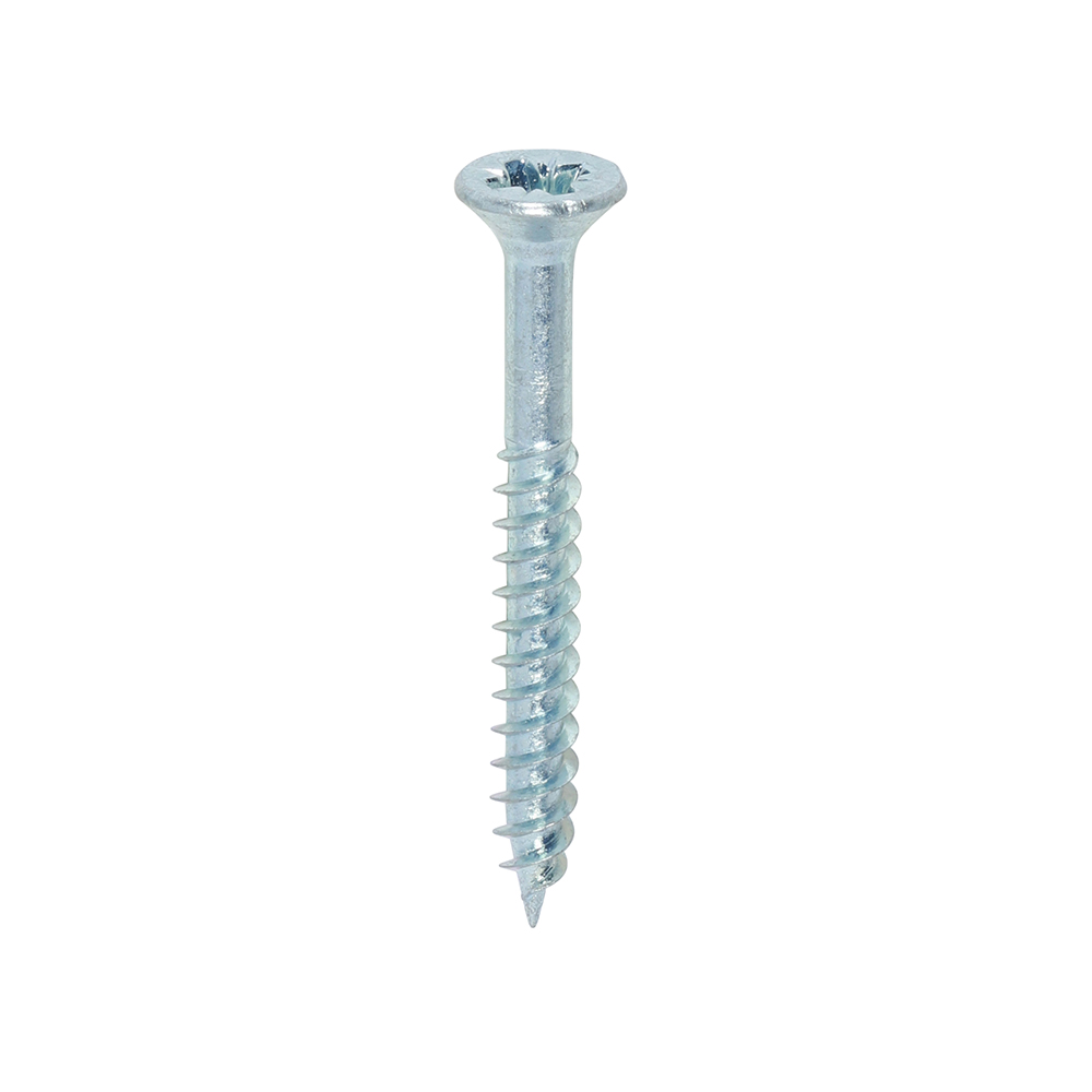 6 x 1 1/4 Twin Woodscrew PZ2 CSK Zinc