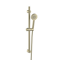 Scudo Rainford Exposed Riser Rail, Hose & Outlet Elbow, Brushed Brass